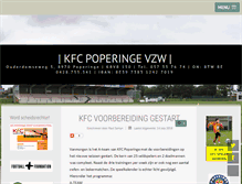 Tablet Screenshot of kfcpoperinge.be